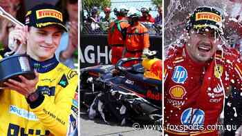 F1 curse lifts in teary scenes; Piastri’s podium stunner after ugly first lap carnage: Monaco wrap