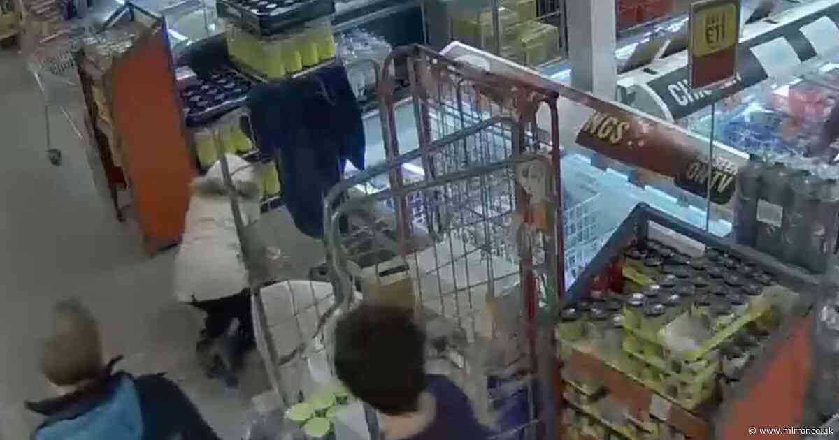 Shopper fakes dramatic accident in Iceland - but supermarket CCTV catches her in the act