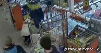 Shopper fakes dramatic accident in Iceland - but supermarket CCTV catches her in the act