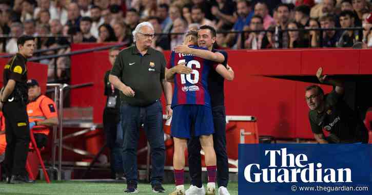 European football: Barcelona beat Sevilla in bittersweet farewell for Xavi
