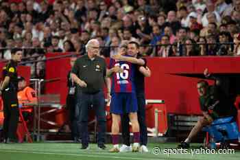 Sacked Xavi ends Barca reign with win at Sevilla