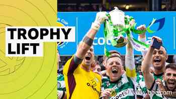 Watch the moment McGregor & Hart lift trophy for Celtic