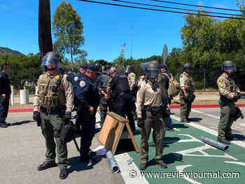 Police arrest 8 pro-Palestinian protesters who blocked entrance to Cal Poly San Luis Obispo