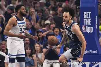 Mavs rookie center Dereck Lively II leaves Game 3 of West finals after taking knee to head