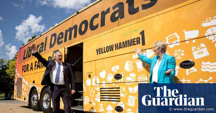 Ed Davey launches Lib Dem election campaign with ‘no ceiling on ambitions’