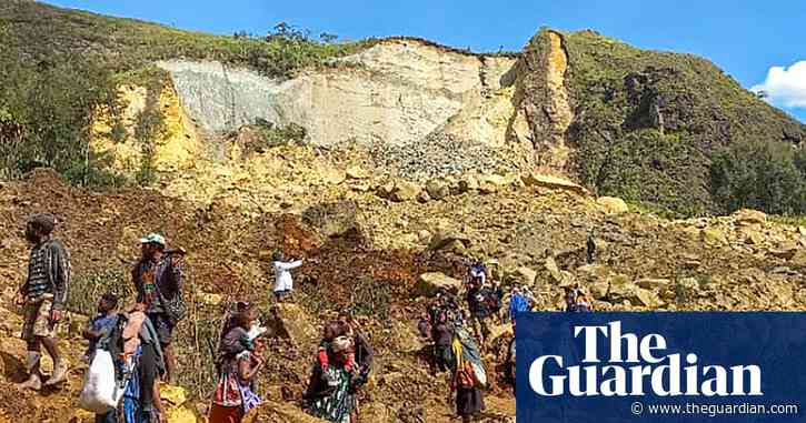 Hundreds more feared dead after landslide flattens remote Papua New Guinea village  – video