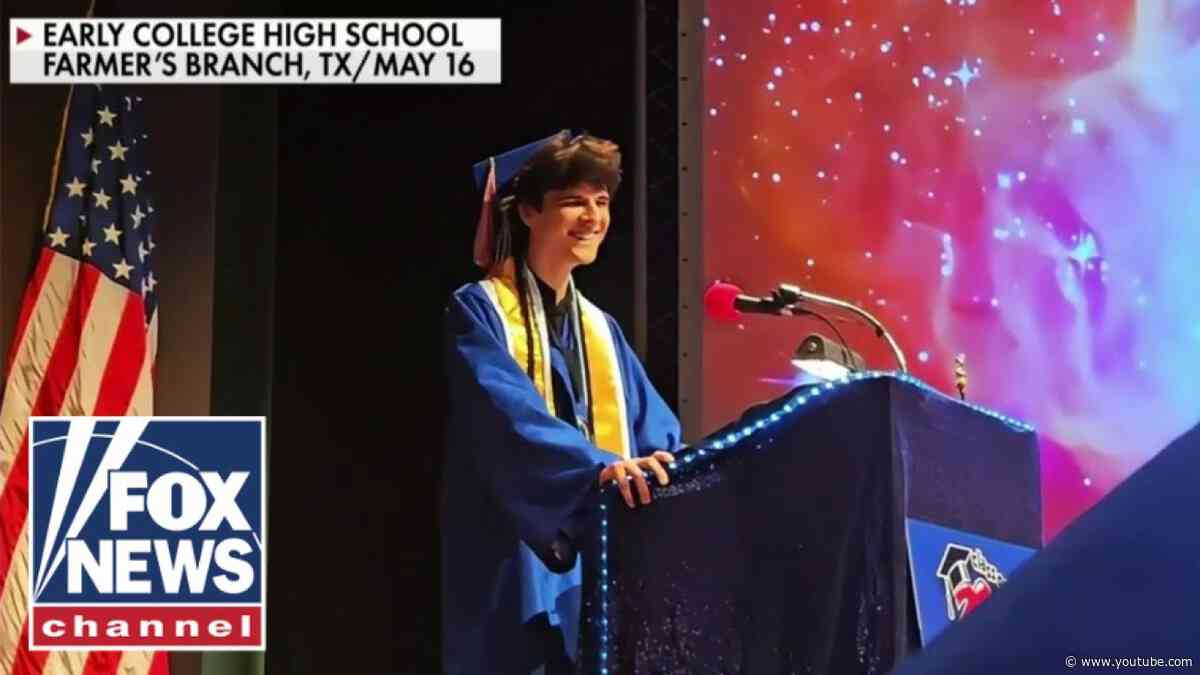 WATCH: HS valedictorian delivers tearjerking speech hours after father's funeral
