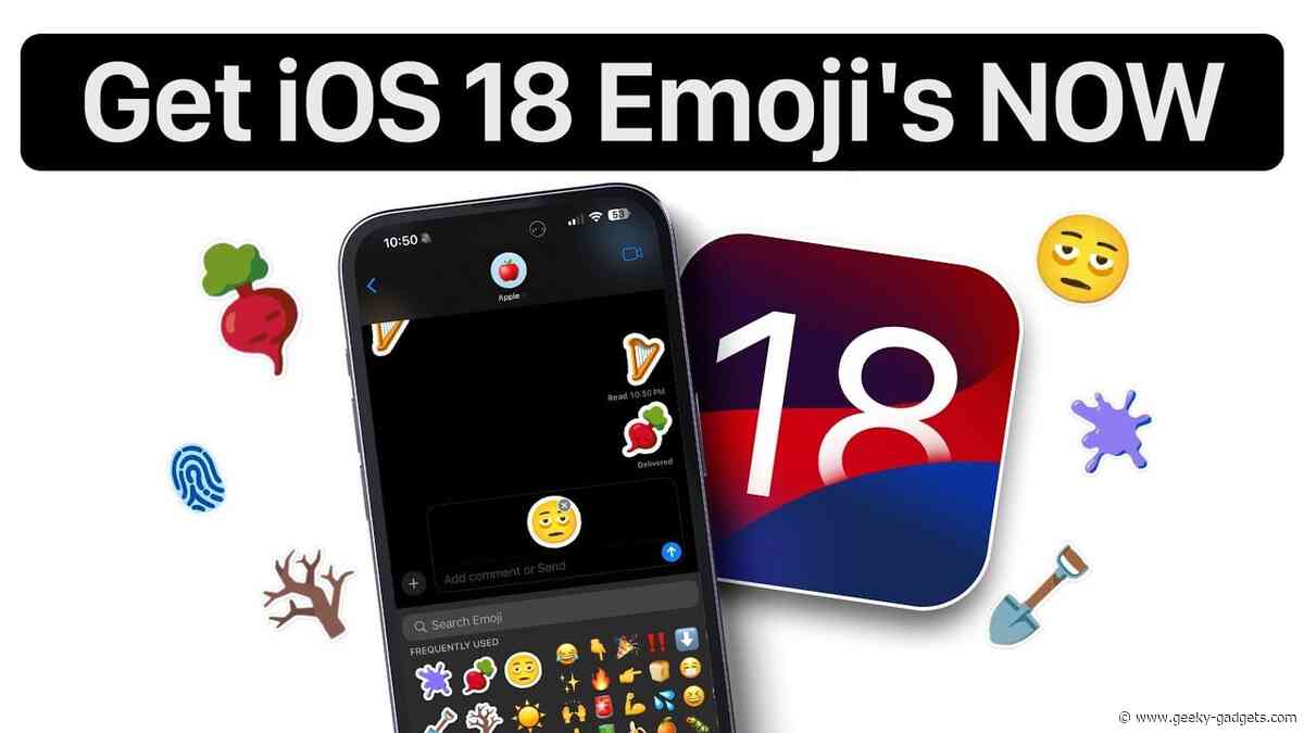 How to Create iOS 18 Style Custom Emoji’s