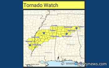 Tornado Watch Issued for Parts of Local Area