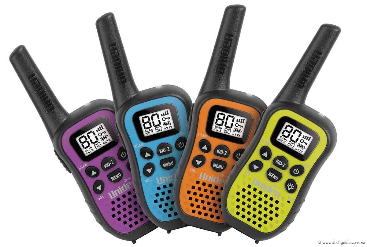 Want to get your kids off their devices and outdoors? Try the Uniden UH45-4 handheld CB radios