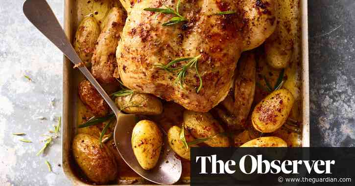 Gill Meller’s recipe for roast chicken with anchovy, rosemary, chilli and garlic butter