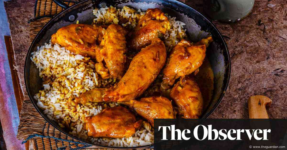 Recipe for Philippines chicken adobo with rice – adobong manok – by Sri Owen