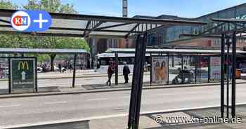 Hauptbahnhof Kiel: Ende der schiefen Bus-Unterstände ist in Sicht