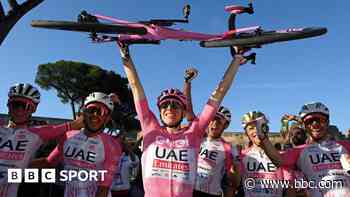 Pogacar secures Giro d'Italia victory on debut