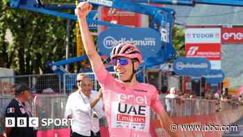 Pogacar on brink after sixth stage win in Giro