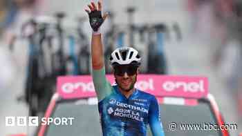 Vendrame powers to stage 19 win at Giro d'Italia