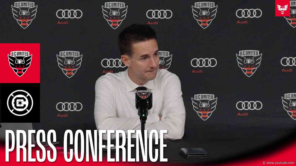 Troy Lesesne Post-Match Press Conference | D.C. United vs. Chicago Fire FC  | MLS 2024