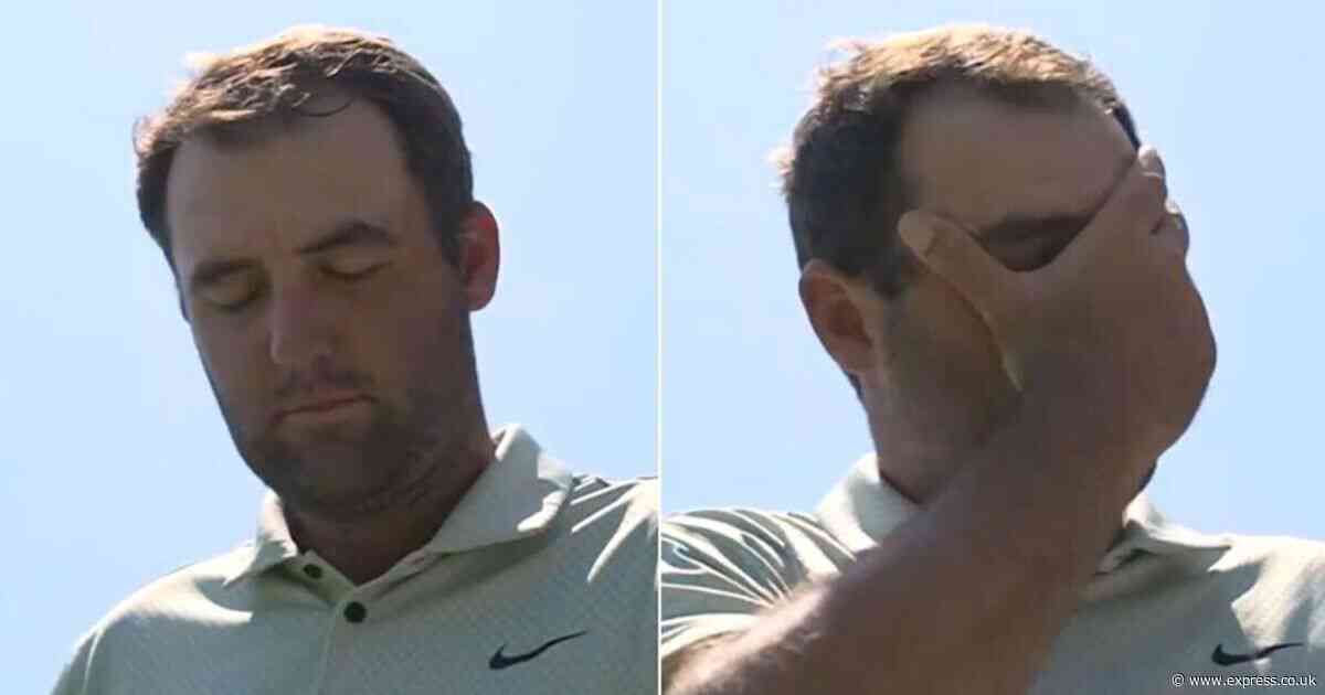 Scottie Scheffler emotional as PGA Tour stars hold a moment of silence
