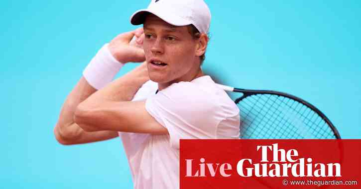 French Open: Sinner v Eubanks, Vickery v Jabeur, Nadal to come on day two – live