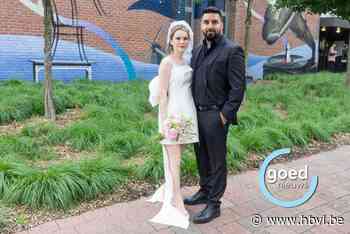 Pas getrouwd: Eslem en Atik in Genk