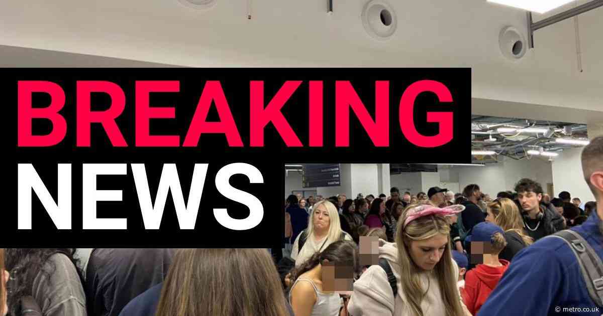 Travel chaos at major UK airport as passengers forced to queue for hours