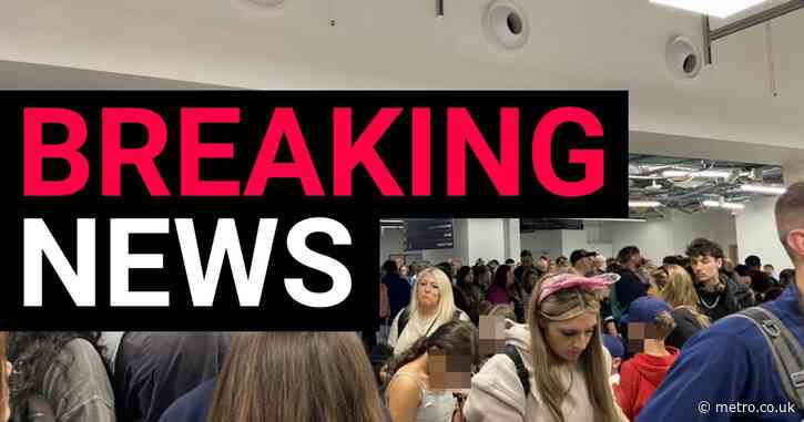 Travel chaos at major UK airport as passengers forced to queue for hours