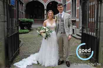 Pas getrouwd: Jill en Alexander in Hasselt
