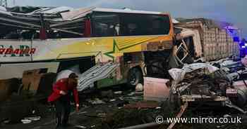 Turkey bus crash kills at least 10 with 39 injured in pile up horror