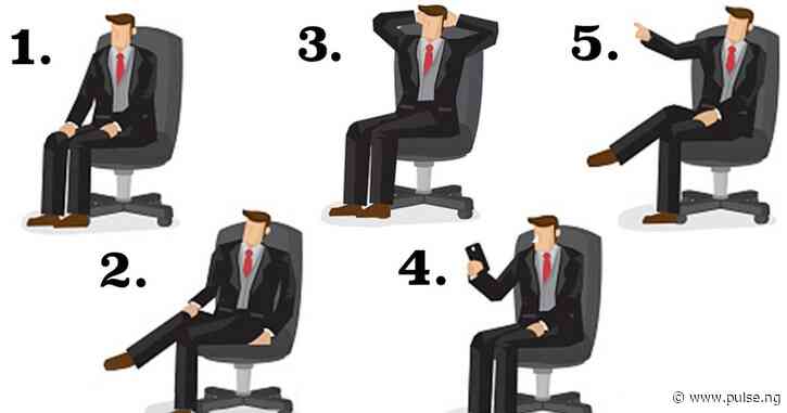 What a man's sitting positions says about his personality.