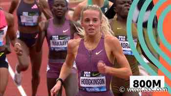 'Brilliant' Hodgkinson runs 800m world lead
