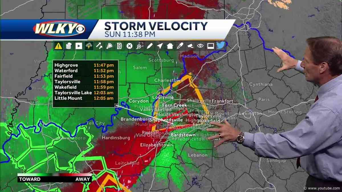 WLKY tracks storms as they move through the area