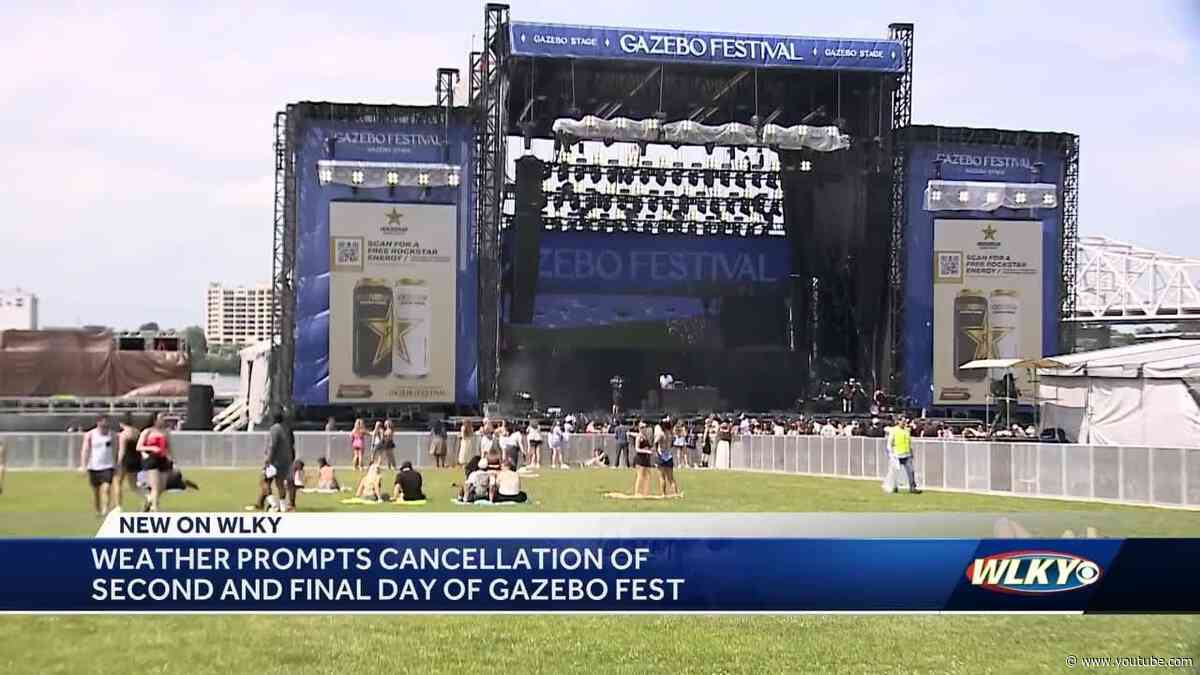 Gazebo Fest and Abbey Road on the River share plans with severe weather moving in