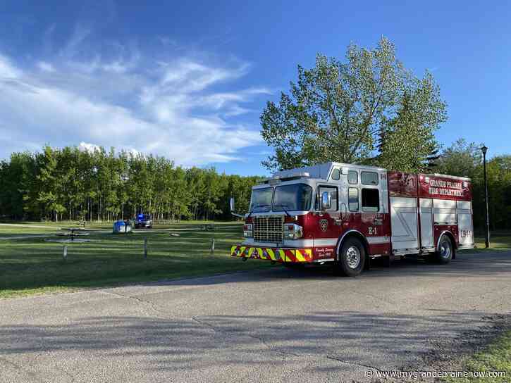 UPDATE: Crews remain on scene overnight to put out hotspots in Crystal Lake Recreational Park