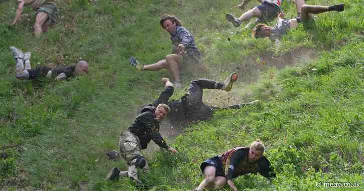 Inside Britain’s weirdest traditions, from cheese-rolling to mud races