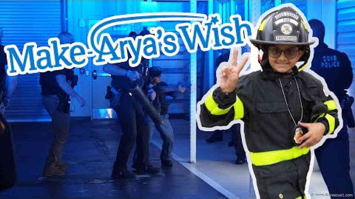 Ga. firefighters deliver Make-a-Wish to young boy with bone cancer