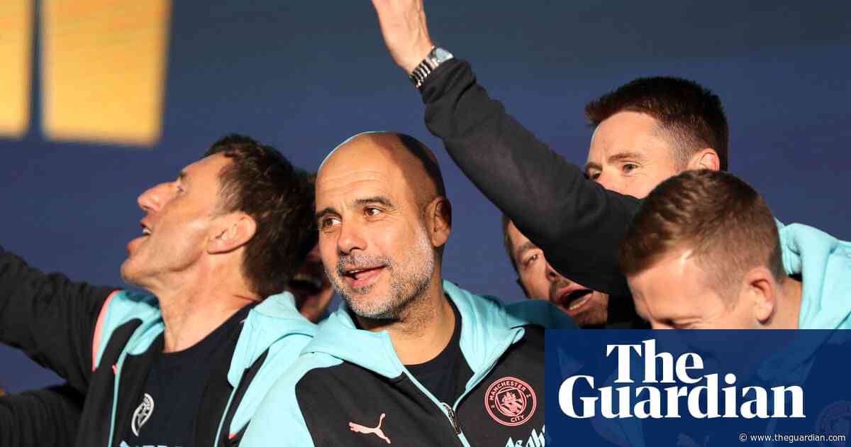 'Forever? No': Guardiola laughs off idea to stay at Man City indefinitely – video