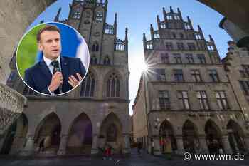 Höchste Sicherheitsstufe: Münster erwartet Emmanuel Macron
