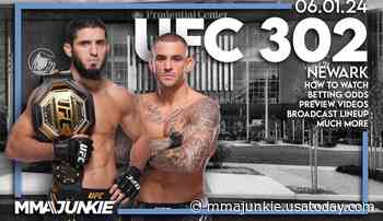 UFC 302: How to watch Makhachev vs. Poirier title fight, start time, Newark fight card, odds, more