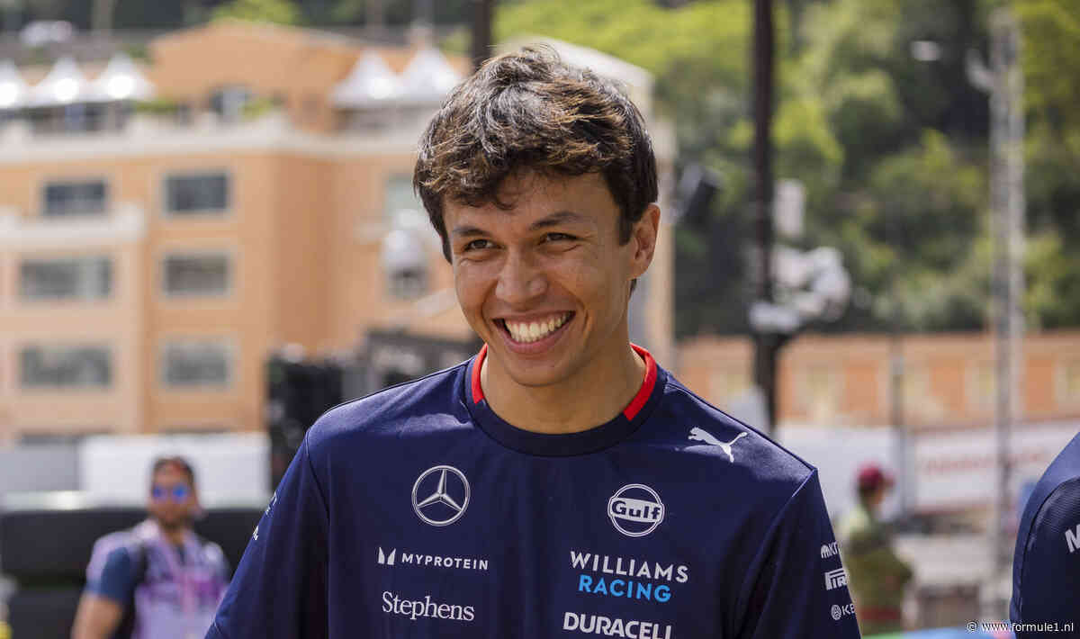Albon had meer willen racen in Monaco: ‘Het kon allemaal wat sneller’