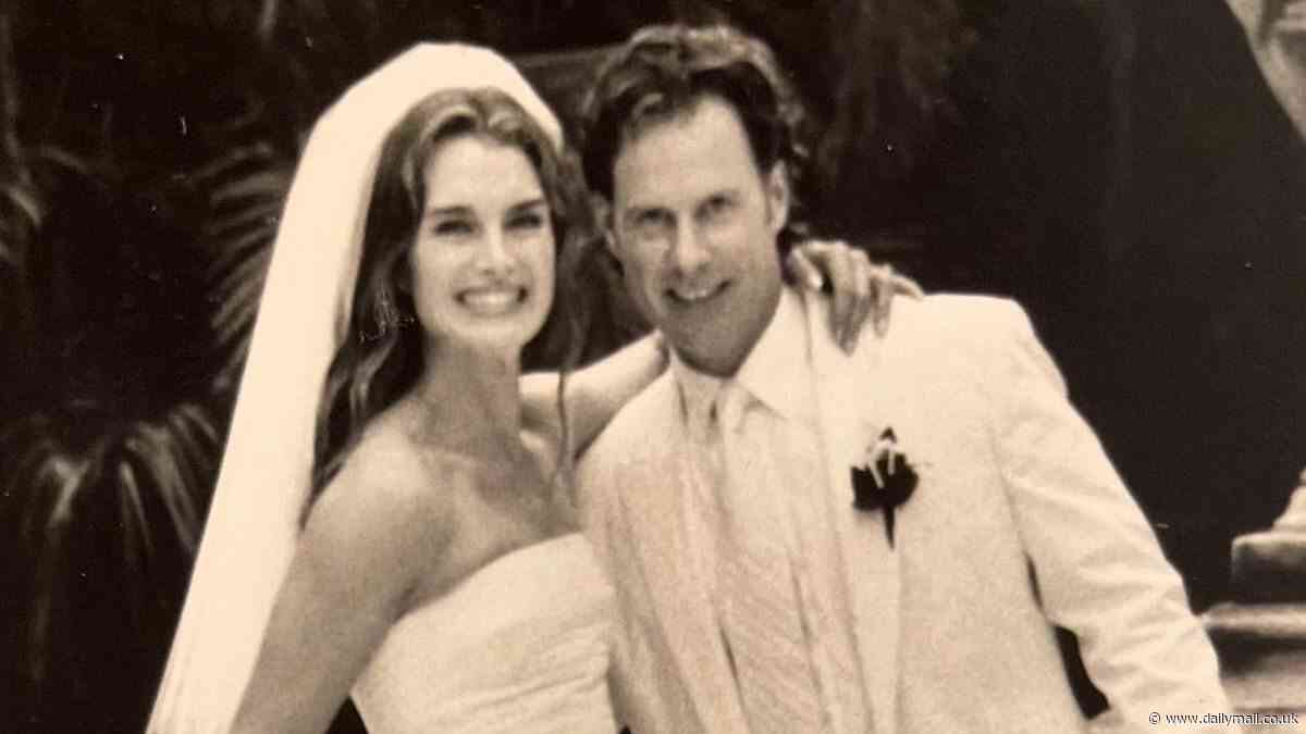 Brooke Shields, 58, shares very rare photos from her 2001 wedding to Chris Henchy, 60... after her film Mother Of The Bride becomes a big hit