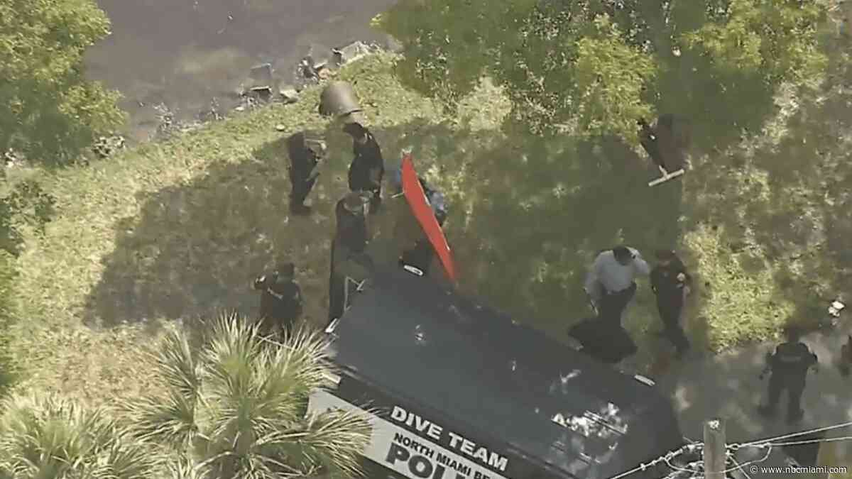 Woman's body found in North Miami Beach canal on Memorial Day