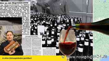 Darum stand Rosenheim 1954 plötzlich mit hunderten Flaschen Wein und der Frage da: Was tun damit?