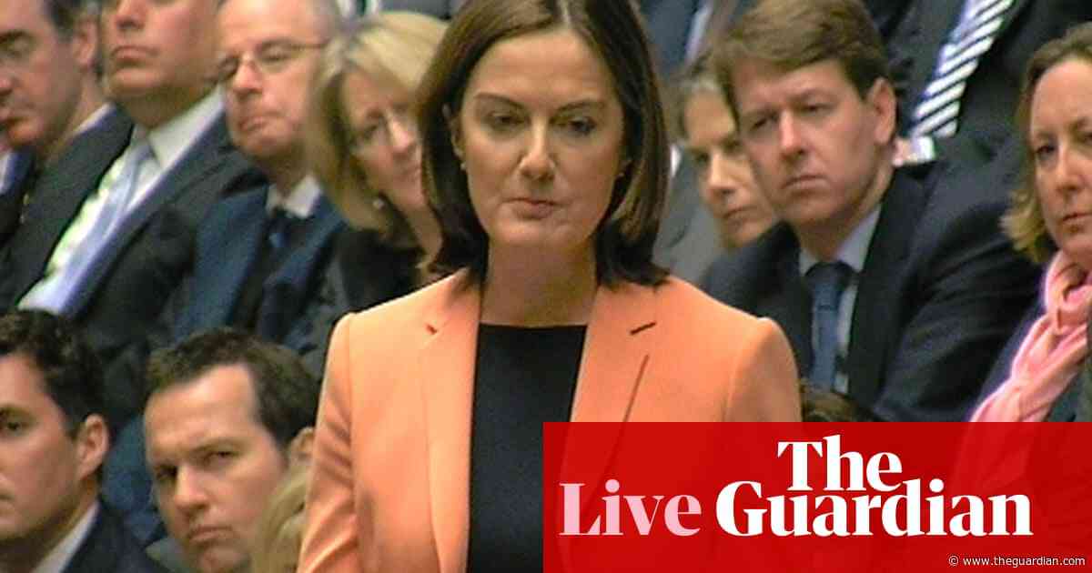 Outgoing Tory MP backs Reform candidate to succeed her – UK politics live