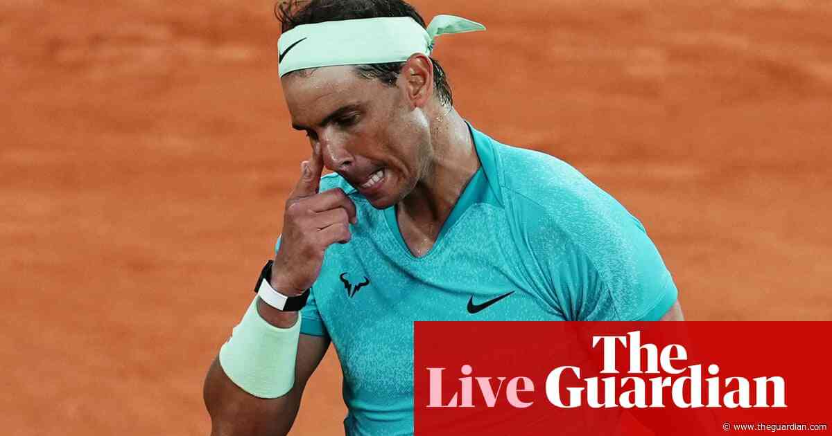 French Open: Nadal loses to Zverev in likely last match at tournament – day two live