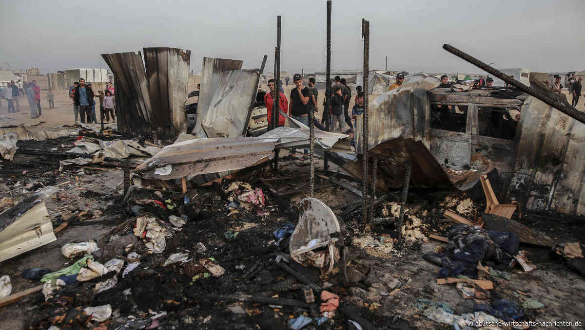 Entsetzen und Empörung nach Luftangriff Israels in Rafah mit 45 Toten