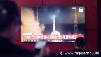 Satellitenprogramm: Nordkoreanische Rakete explodiert nach dem Start