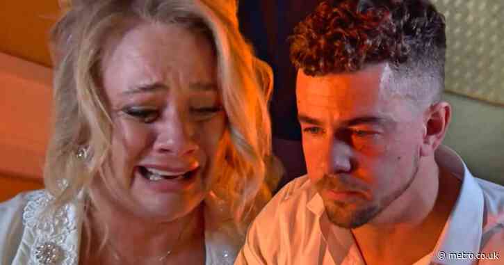 Leela and Joel Dexter utterly bereft in Hollyoaks as they receive tragic news about their baby