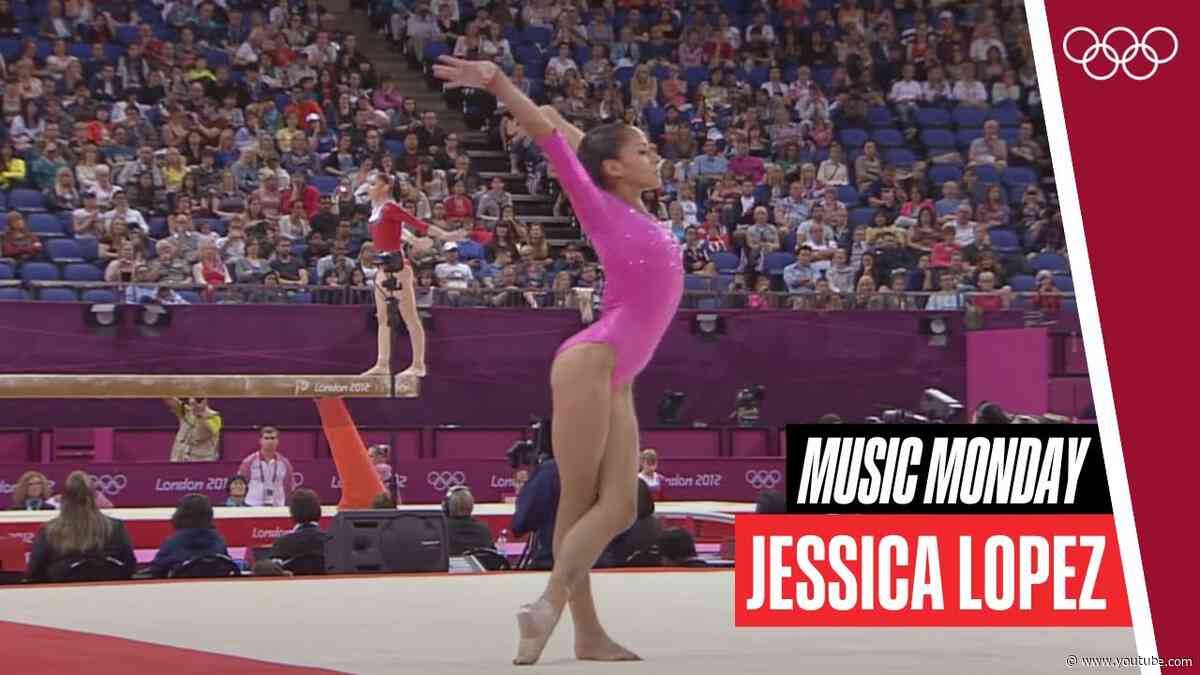🤩 A look at Jessica Lopez's impressive floor routine 🤸🏻🇻🇪