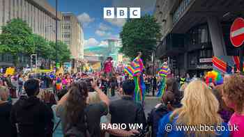 Sun shines on Birmingham Pride Parade