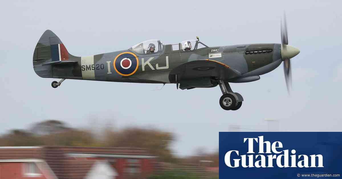 RAF grounds Spitfire fleet after death of pilot in Battle of Britain air display